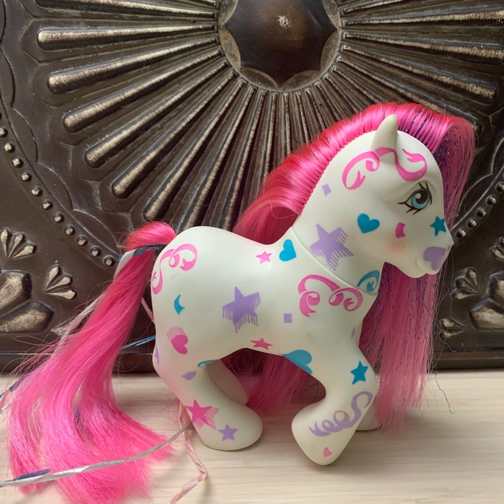 Vintage G1 My Little Pony 10th Anniversary Birthday Pony Rare